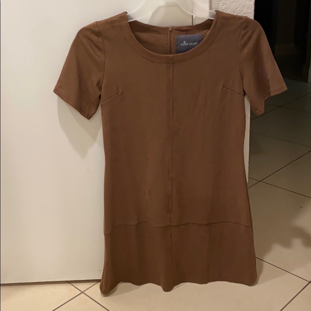 Paper crane T-shirt dress